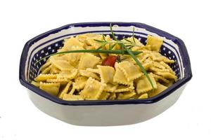 Ravioli with herbs photo