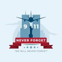 National Day of Rememberance 911 vector