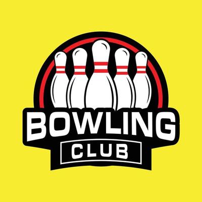 bowling logo design, sports logo