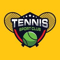 tennis logo design, sports logo vector