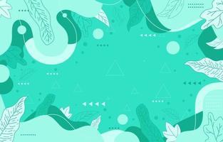 Beautiful Aesthetic Mint Green Background vector