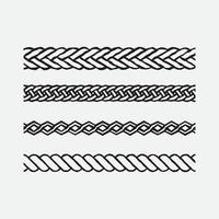 Rope drawing illustration vector
