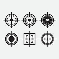 Shooting target vector illustration. Creative design.