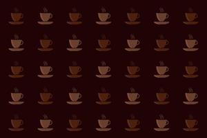 coffee cup abstract seamless pattern background texture vector