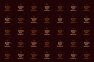 coffee cup abstract seamless pattern background texture vector