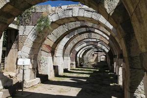 ágora de smyrna en izmir, turquía foto