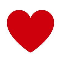 Red Heart icon for web and app vector