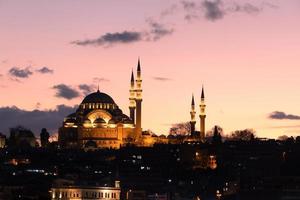 Mezquita de Süleymaniye en Estambul, Turquía foto