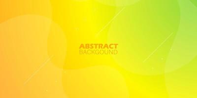 abstract green yellow background with fluid shapes.3d look with shadow. colorful design. bright and modern concept. eps10 vector