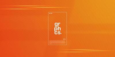 Abstract orange gradient illustration background with simple pattern. cool design.Eps10 vector