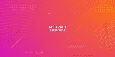 Bright pink and orange vector template with simple pattern. Cool design on abstract background with colorful gradient. New design for ad, poster, banner of your website.Eps 10 vector