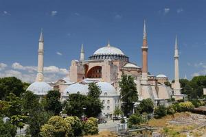 santa sofía en sultanahmet, estambul, turquía foto