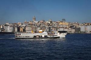 Galata Tower and Galata District in Istanbul, Turkey photo