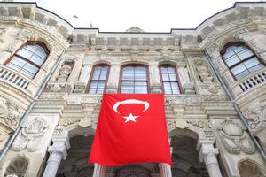 Kucuksu Palace in Istanbul City, Turkey photo