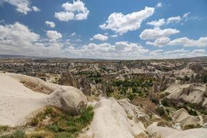 Rock Formations in Valleys of Cappadocia, Nevsehir, Turkey photo