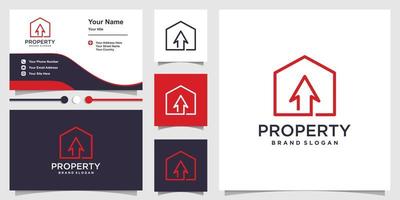 Property logo creative element concept design Premium Vector