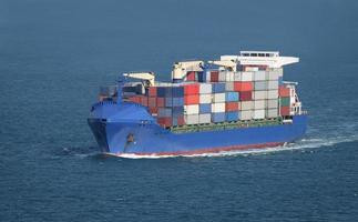 Container Ship in Sea photo