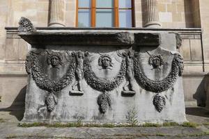 sarcófago en los museos arqueológicos de estambul, estambul, turquía foto