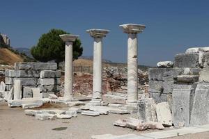 Basilica of St. John in Selcuk Town, Izmir, Turkey photo