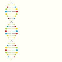 Vector background of DNA double helix