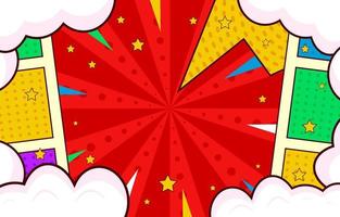 Pop Art Background vector