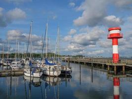 the city of Eckernfoerde at the baltic sea photo