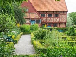 Ystad city at the baltic sea in sweden photo