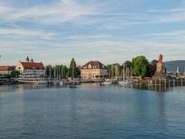 lindau at the lake constance in germany photo