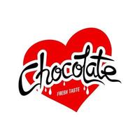 LOVE CHOCOLATE VECTOR