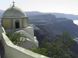 santorini island in greece photo
