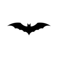 bat silhouette vector isolated