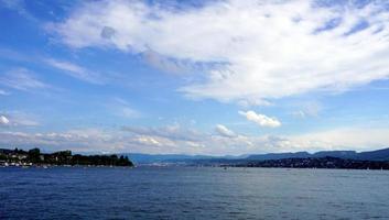 scenery of zurich lake photo