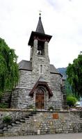 iglesia antigua en vitznau, lucerna foto