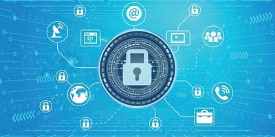 General Data Protection Regulation GDPR background Concept. vector