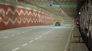 New Delhi, India, June 21 2022 - PM Narendra Modi dedicate Pragati tunnel and five underpass of Pragati Maidan Integrated Transit Corridor Project to nation, Pragati Tunnel opens for traffic movement video