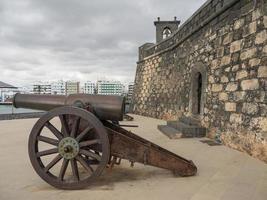 la isla canaria lanzarote en españa foto