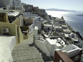 santorini island in greece photo