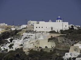 santorini island in greece photo