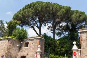 Rome, Italy. Typical architectural details of the old city photo