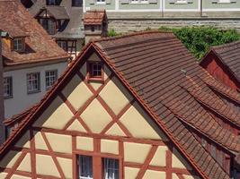 meersburg en el lago de constanza en alemania foto