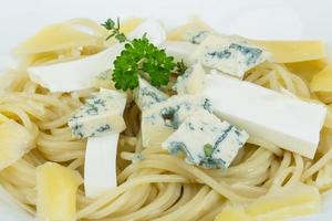 Pasta with cheese photo