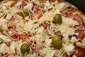 Pizza with cheese photo