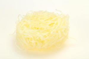 Raw rice noodle for cooking photo