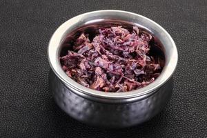 Cole slaw salad with cabbage photo