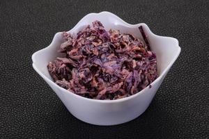 Cole slaw salad with cabbage photo