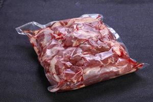 Lamb meat pack photo