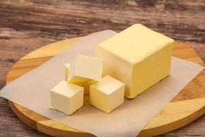 Dairy natural yellow butter piece photo