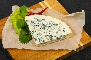 Blue cheese slice photo