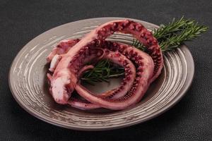 Tasty Octopus tentacles photo