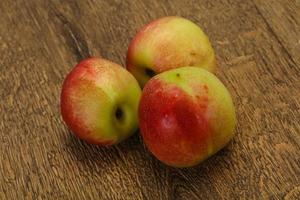 Sweet tasty fresh ripe apricots photo